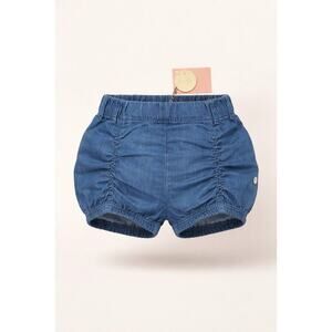 Lacey Lane Girls Bloomers Shorts Size 6 Blue Elastic Waist Boutique NWT